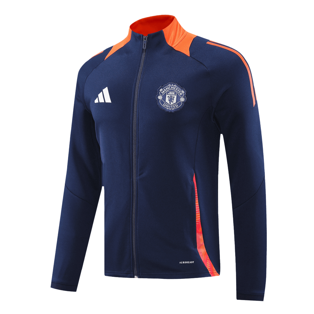Manchester United Navy Jacket Training Kit 2024/25 For Adults-The Jerseys Shop