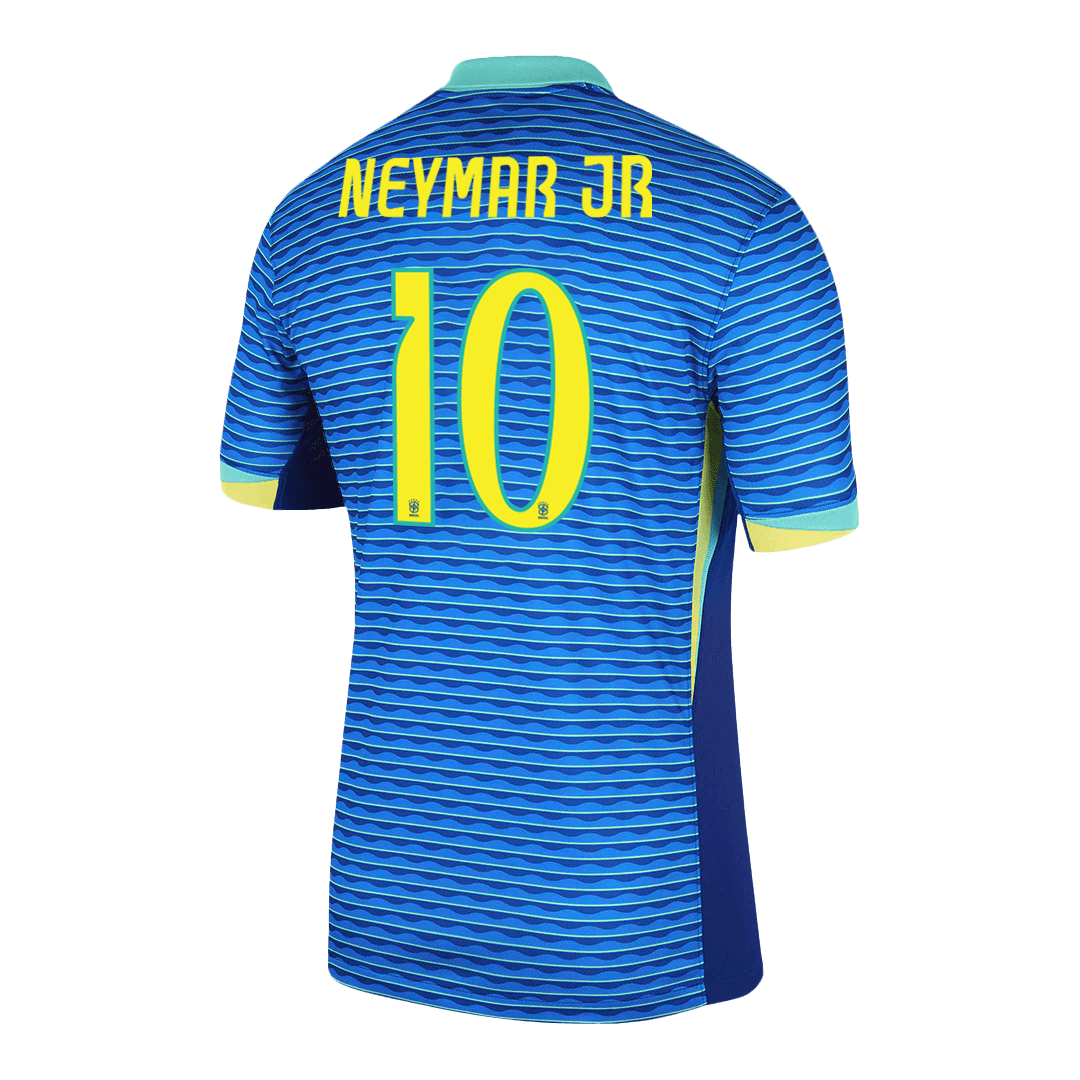 Men's Brazil NEYMAR JR #10 Away Soccer Jersey 2024-The Jerseys Shop