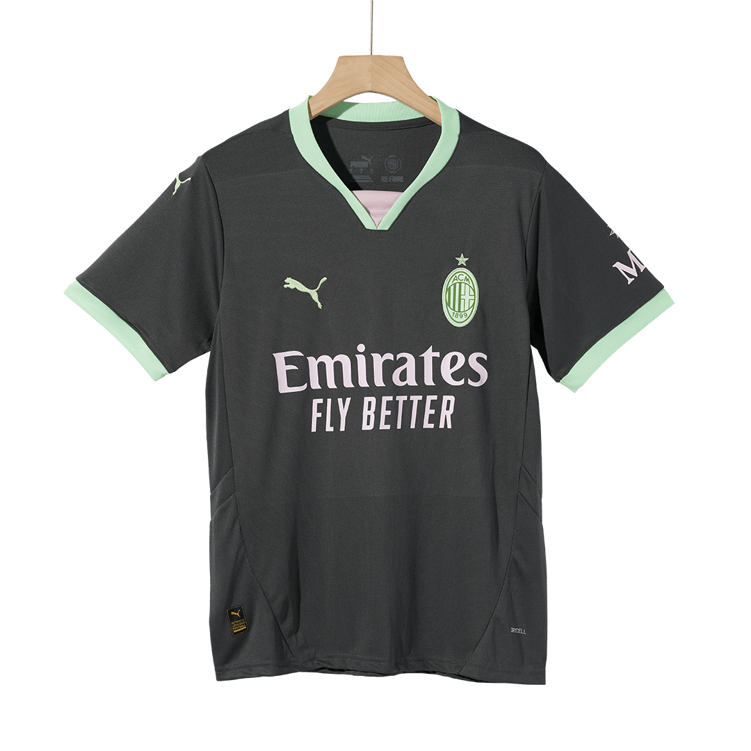 Men's AC Milan PULISIC #11 Third Away Soccer Jersey 2024/25-The Jerseys Shop