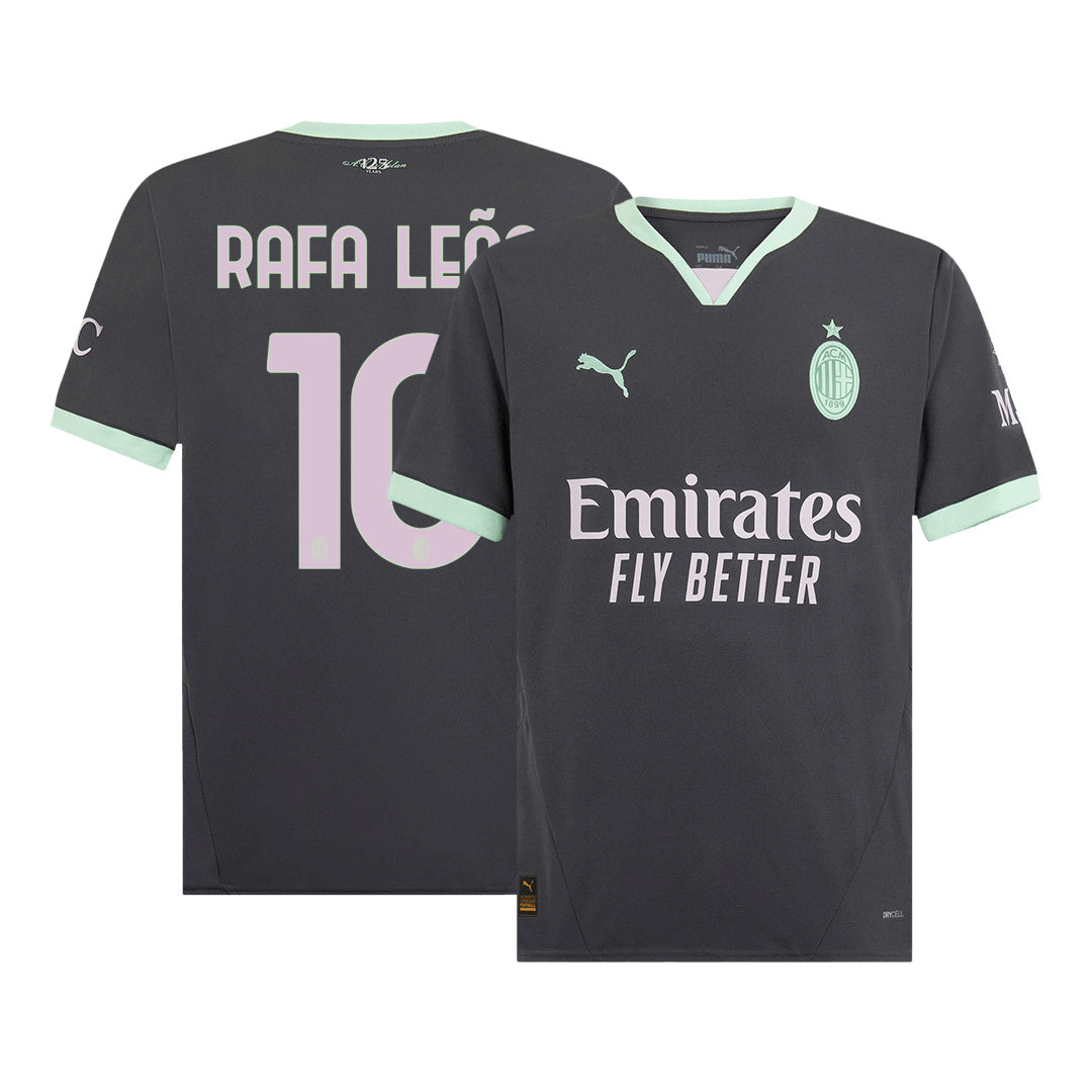Men's AC Milan RAFA LEÃO #10 Third Away Soccer Jersey 2024/25-The Jerseys Shop