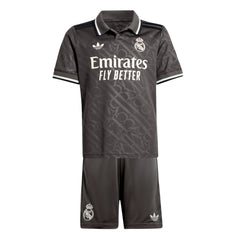 Kid's Real Madrid Third Away Jersey Kit(Jersey+Shorts) 2024/25-The Jerseys Shop