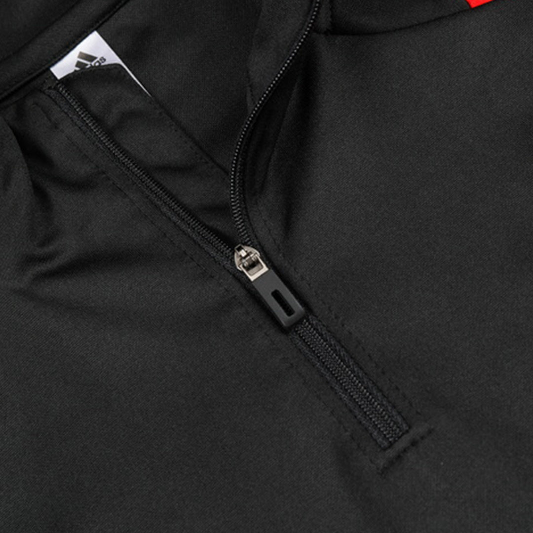 Kid's Arsenal Black Zipper Tracksuit 2024/25-The Jerseys Shop