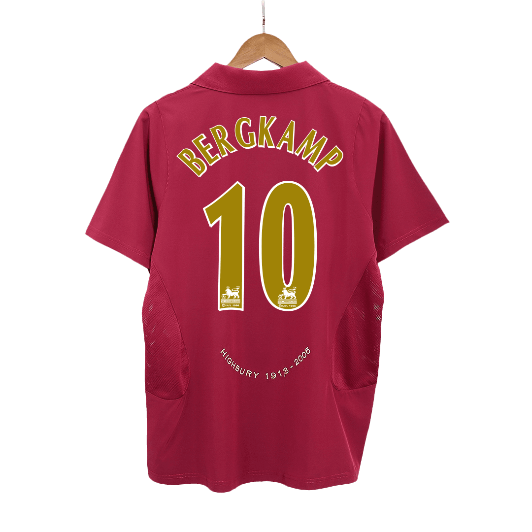 Arsenal BERGKAMP #10 Home Retro Soccer Jersey 2005/06-The Jerseys Shop