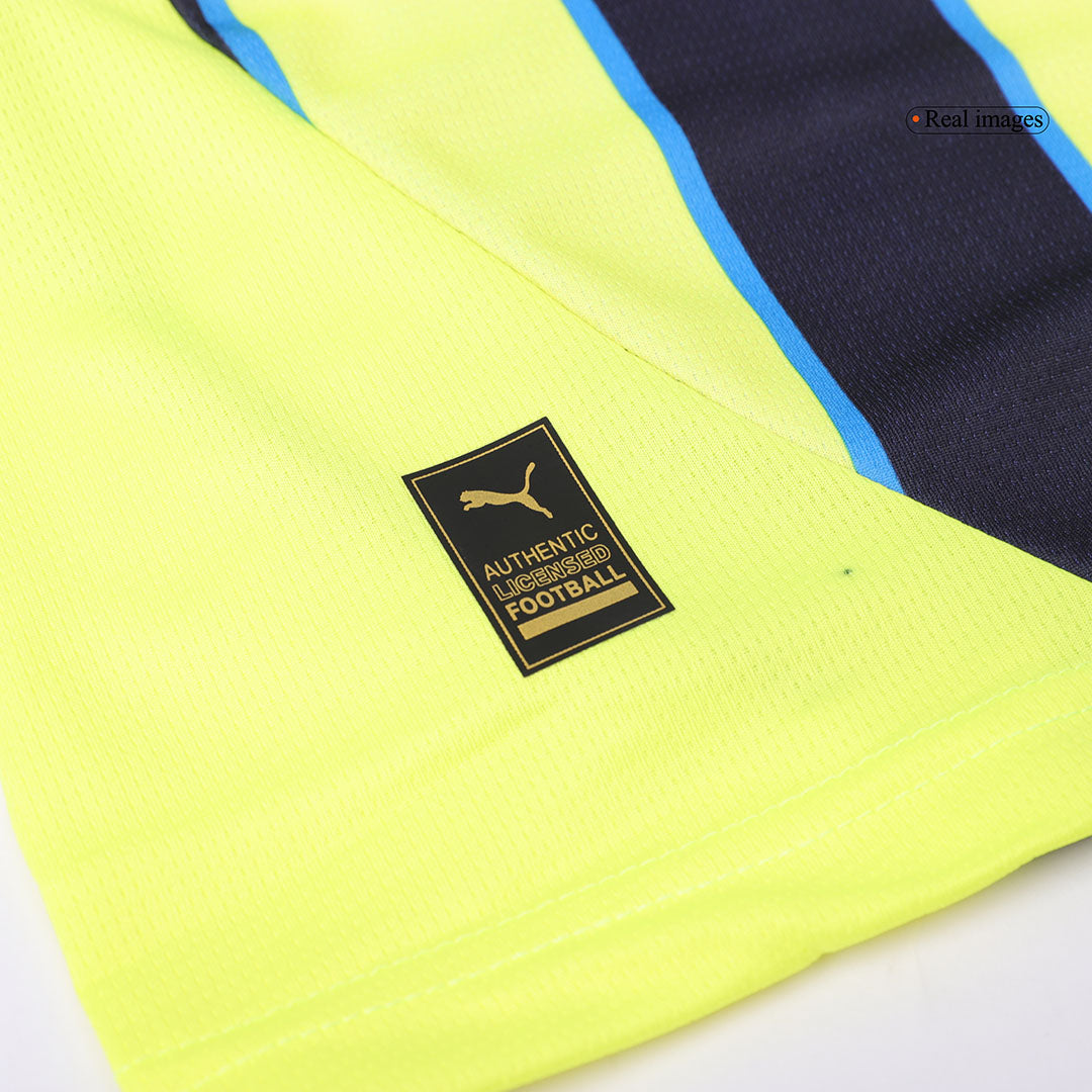 Men's Manchester City Away Jersey (Jersey+Shorts) Kit 2024/25-The Jerseys Shop