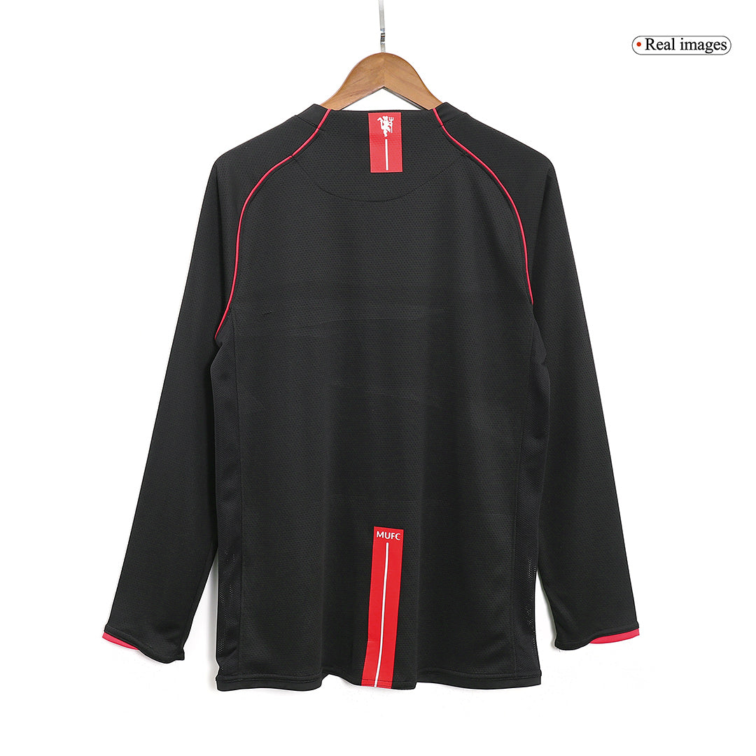 Classic Manchester United Away Long Sleeve Jersey 2007/08-The Jerseys Shop