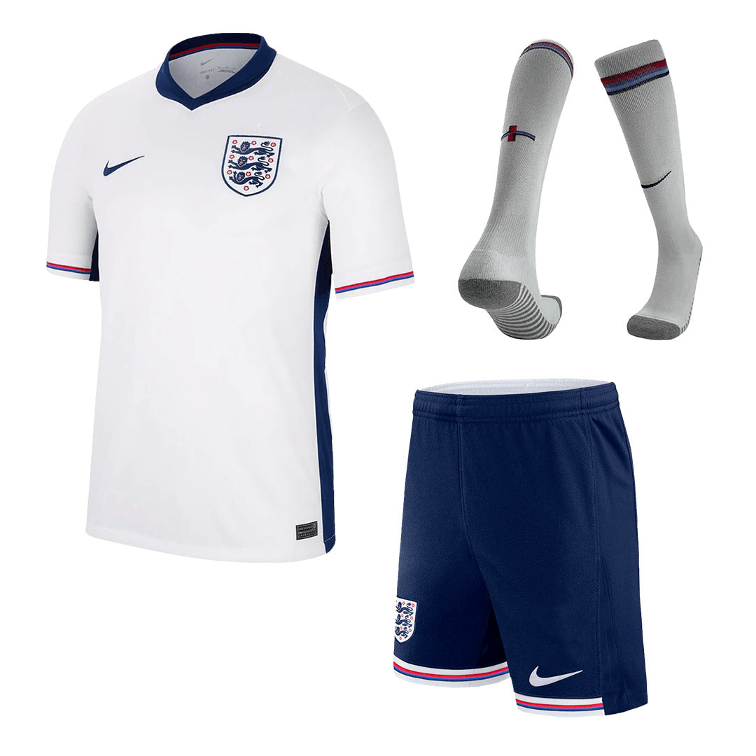 [Super Quailty] Men's England Home Jersey Full Kit Euro 2024-The Jerseys Shop