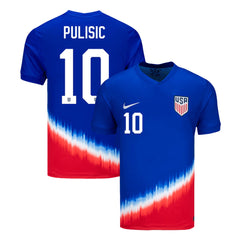 [Super Quality] Men's USA PULISIC #10 Away Soccer Jersey Copa América 2024-The Jerseys Shop