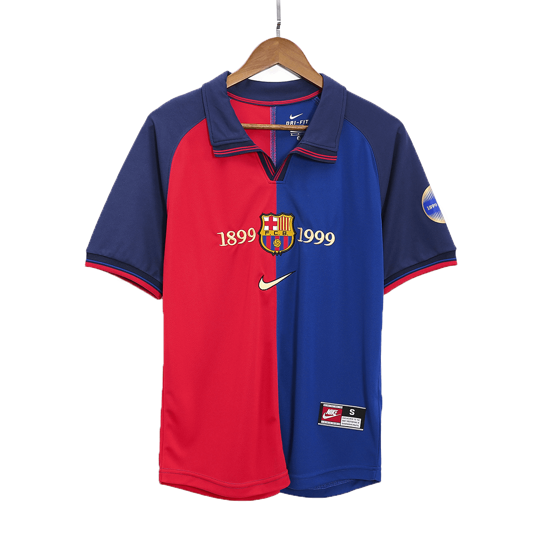 Barcelona Home Retro Soccer Jersey 1999/00-The Jerseys Shop