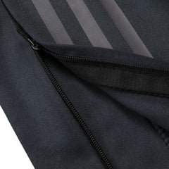 Kid's Real Madrid Gray Zipper Tracksuit 2024/25-The Jerseys Shop