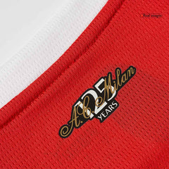 Men's AC Milan Home Long Sleeve Soccer Jersey 2024/25-The Jerseys Shop