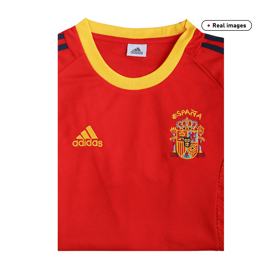 Spain Home Retro Soccer Jersey 2002-The Jerseys Shop