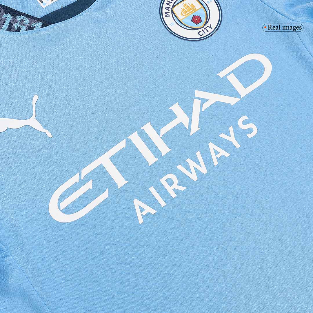 Manchester City Home Match Jersey 2024/25-The Jerseys Shop