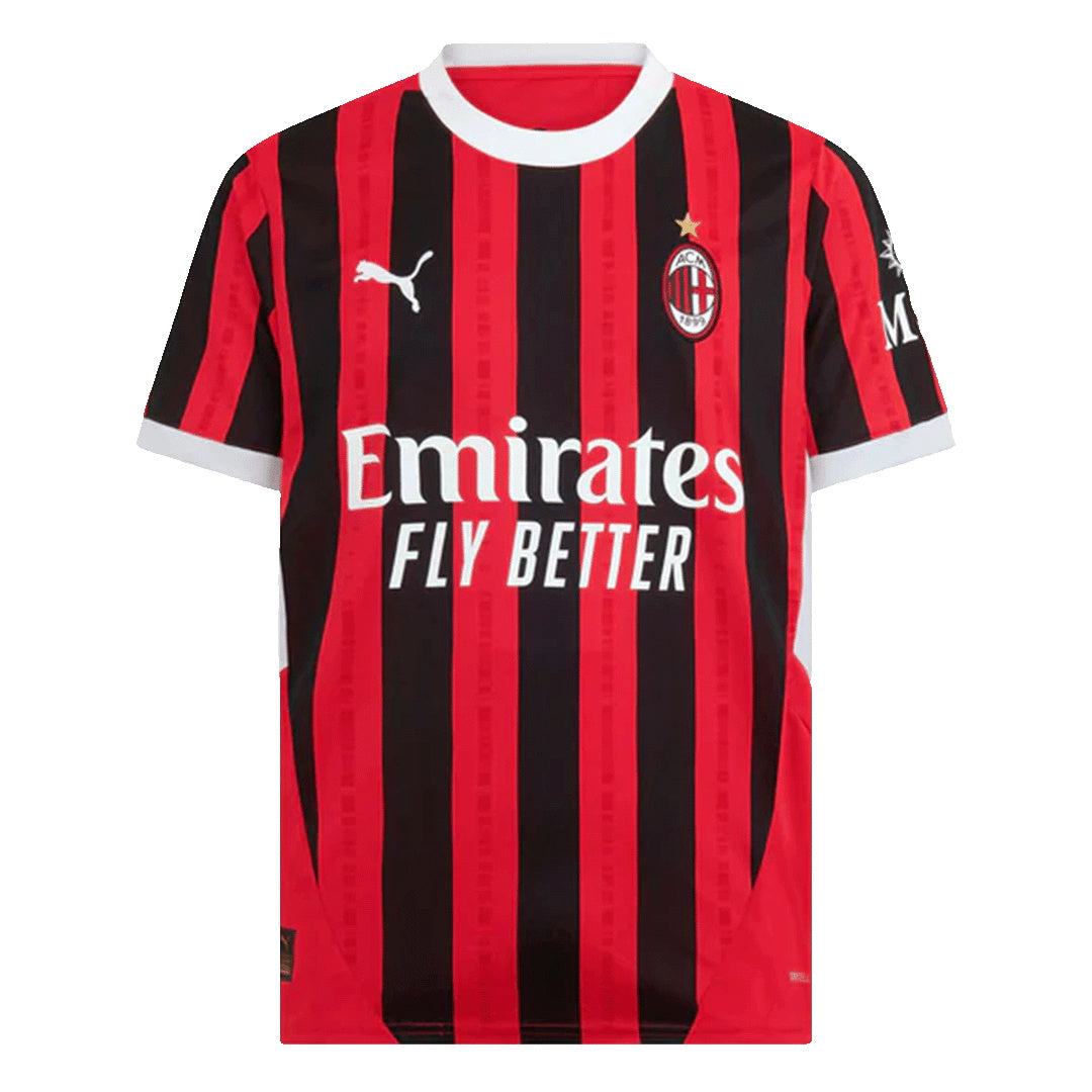 Men's AC Milan Home Soccer Jersey 2024/25-The Jerseys Shop