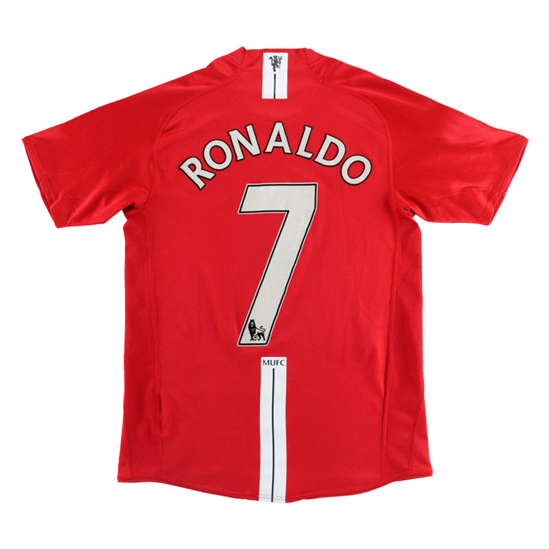 Manchester United RONALDO #7 Home Retro Soccer Jersey 2007/08-The Jerseys Shop