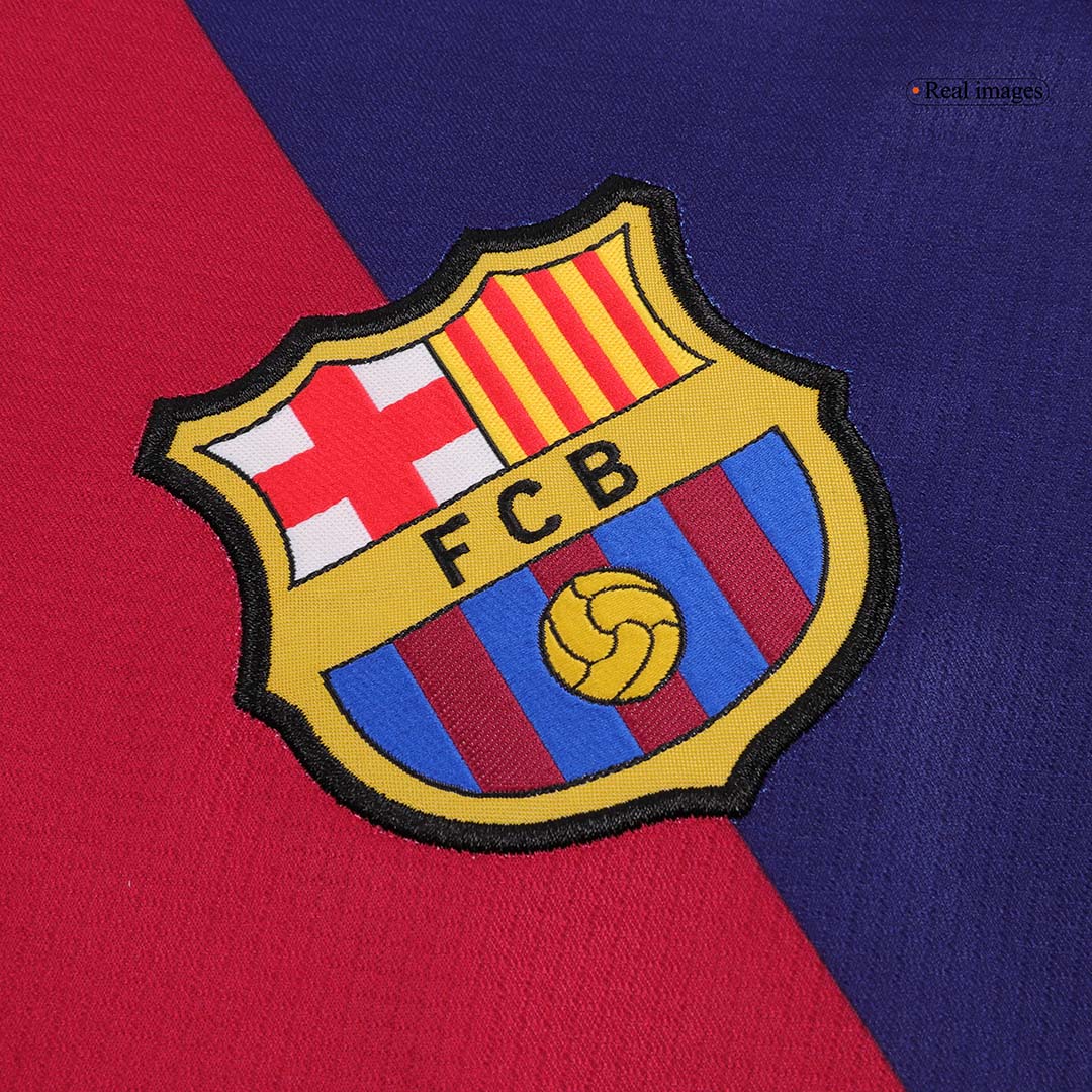 [Super Quality] Men's Barcelona LAMINE YAMAL #19 Home Soccer Jersey 2024/25 - Spotify Logo Without Text-The Jerseys Shop