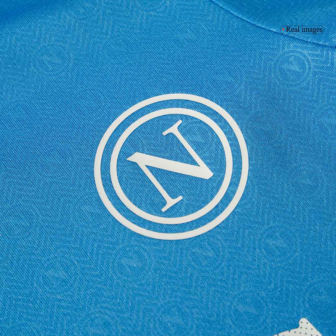 Kid's Napoli Home Jersey Kit(Jersey+Shorts) 2024/25-The Jerseys Shop