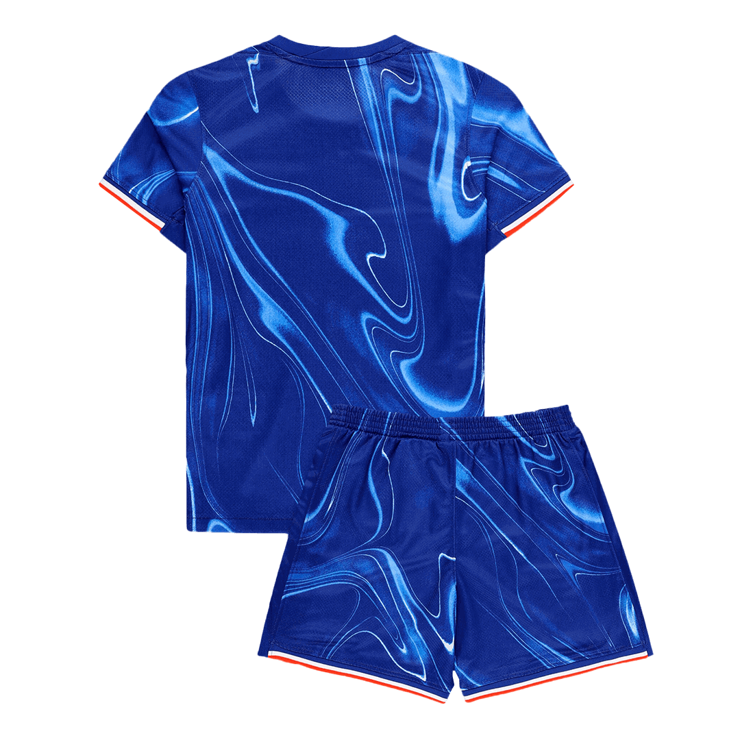 Kid's Chelsea Home Jerseys Kit(Jersey+Shorts) 2024/25-The Jerseys Shop
