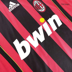AC Milan Home Retro Long Sleeve Soccer Jersey 2006/07-The Jerseys Shop