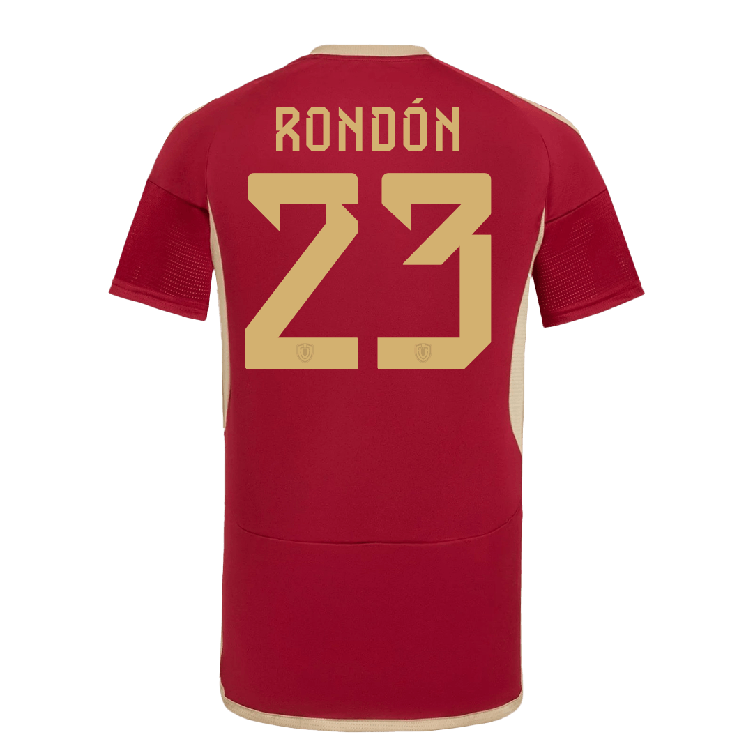 Men's Venezuela RONDÓN #23 Home Soccer Jersey Copa América 2024-The Jerseys Shop