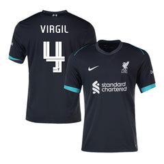 [Super Quality] Men's Liverpool VIRGIL #4 Away Soccer Jersey 2024/25 - UCL-The Jerseys Shop