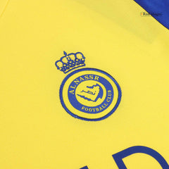 Kid's Al Nassr Home Jersey Kit(Jersey+Shorts) 2024/25-The Jerseys Shop