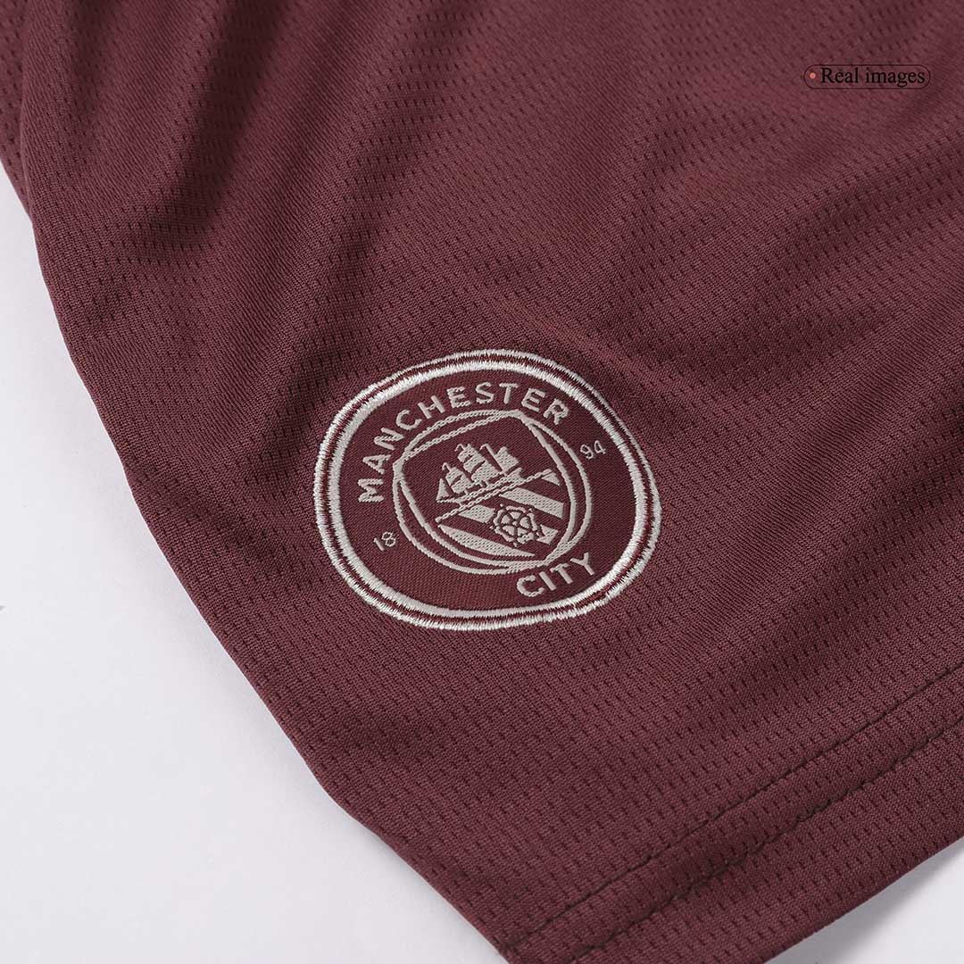 Kid's Manchester City Third Away Jerseys Kit(Jersey+Shorts) 2024/25-The Jerseys Shop