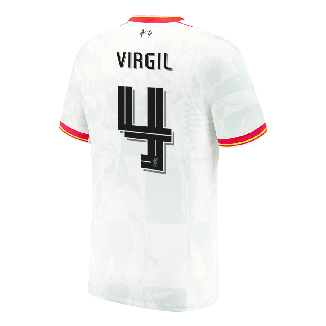 Men's Liverpool VIRGIL #4 Third Away Soccer Jersey 2024/25 - UCL-The Jerseys Shop