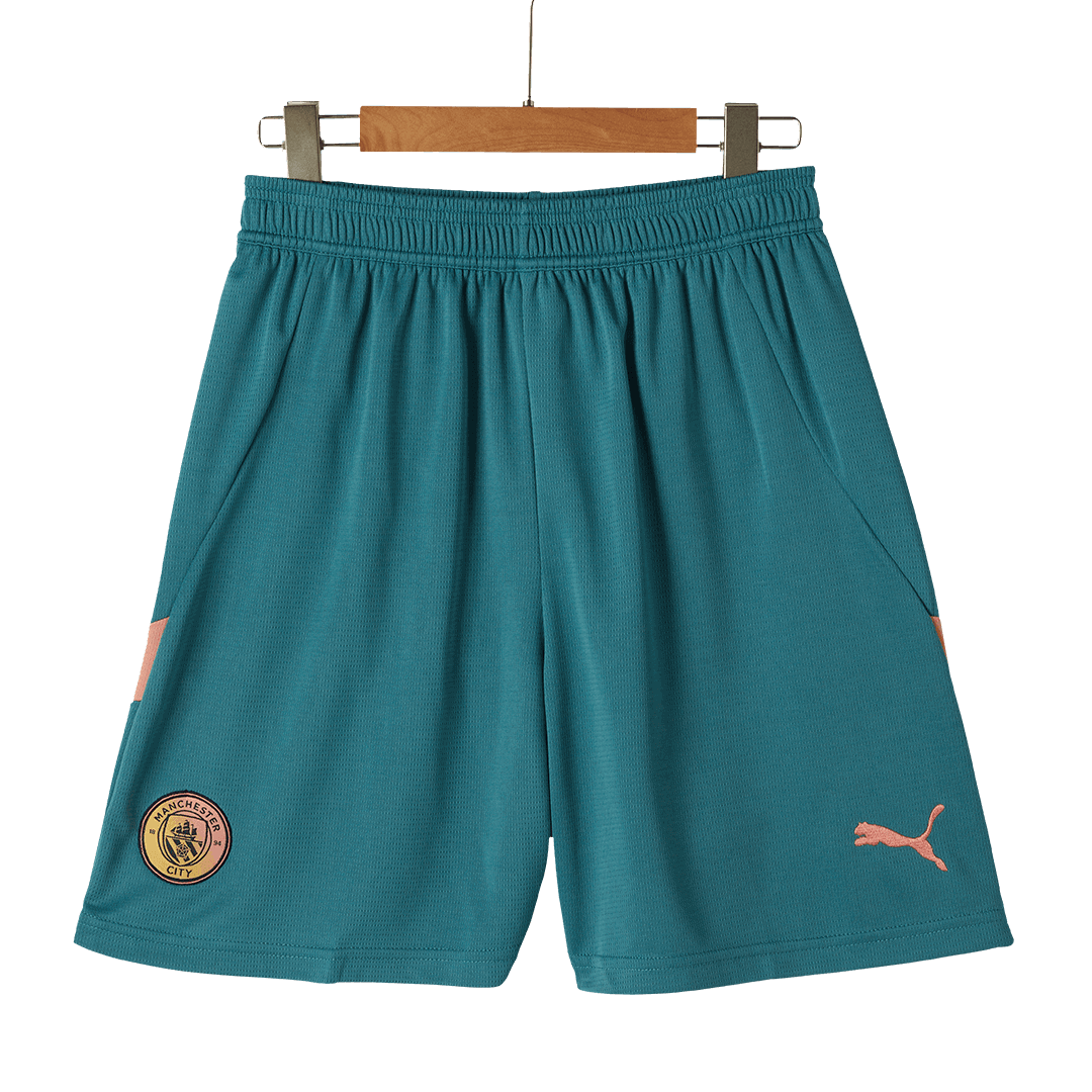 Manchester City Fourth Away Soccer Shorts 2024/25 - UCL-The Jerseys Shop