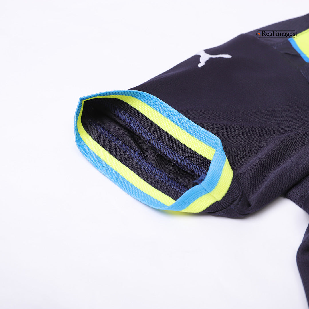 Men's Manchester City Away Jersey (Jersey+Shorts) Kit 2024/25-The Jerseys Shop