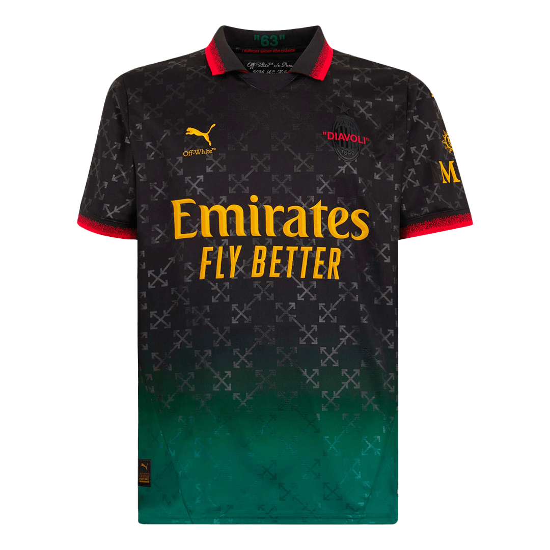 Men's AC Milan 'PULISIC' #11 Fourth Away Soccer Jersey 2024/25-The Jerseys Shop