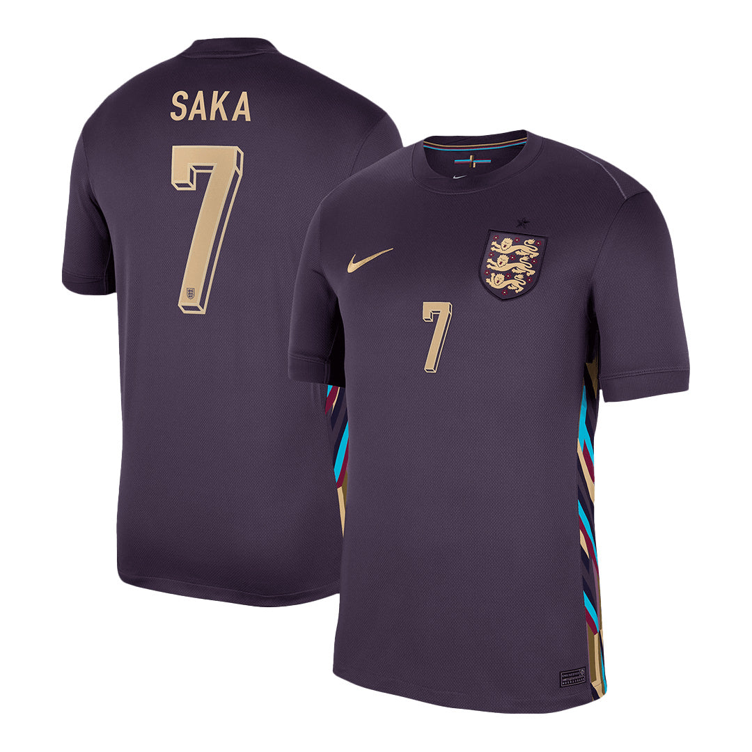 [Super Quality] Men's England SAKA #7 Away Soccer Jersey Euro 2024-The Jerseys Shop