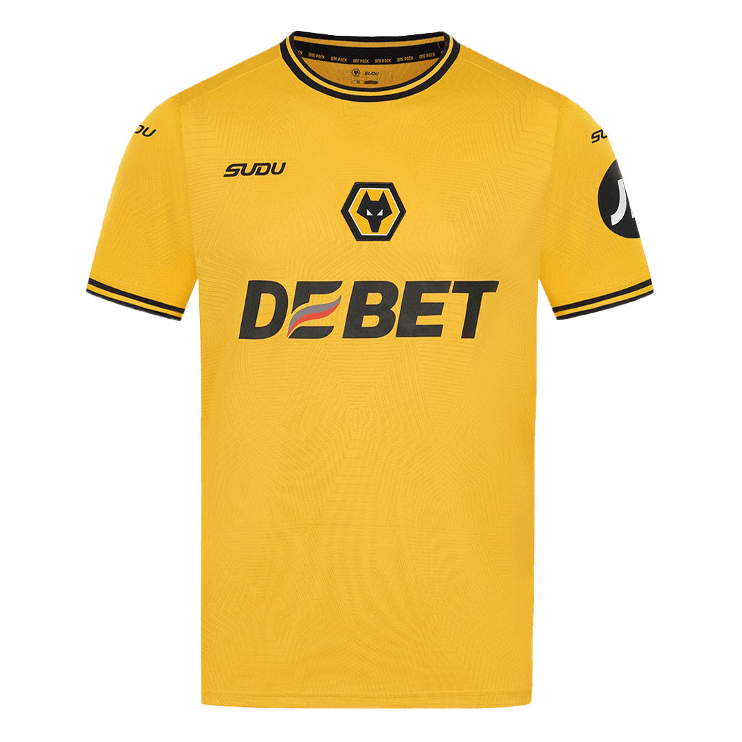 Men's Wolverhampton Wanderers Home Soccer Jersey 2024/25-The Jerseys Shop
