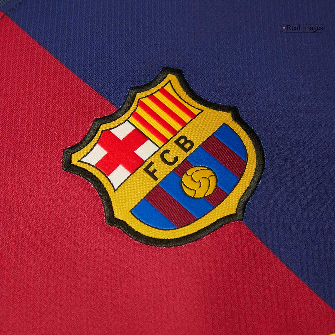 [Super Quality] Men's Barcelona 125th Anniversary Home Soccer Jersey 2024/25-The Jerseys Shop