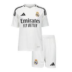 [Super Quality] Kid's Real Madrid Home Jerseys Kit(Jersey+Shorts) 2024/25-The Jerseys Shop
