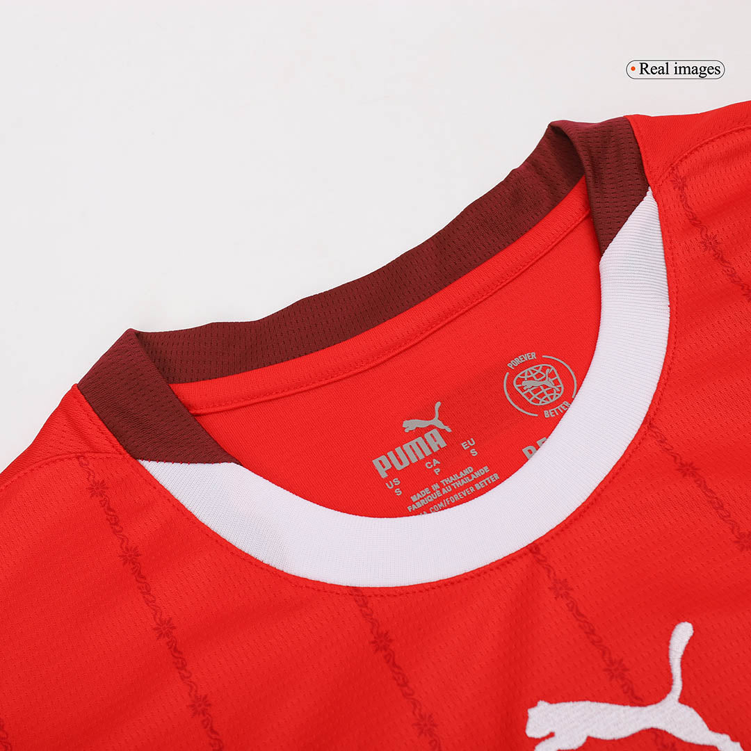 Men's Switzerland Home Soccer Jersey Euro 2024-The Jerseys Shop
