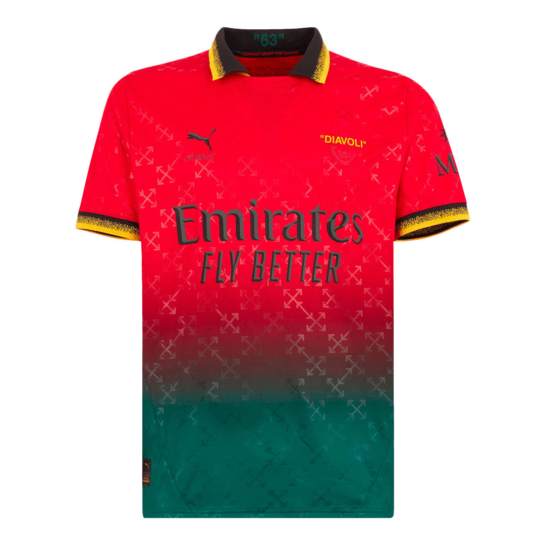 Men's AC Milan Fourth Away Goalkeeper Soccer Jersey 2024/25-The Jerseys Shop