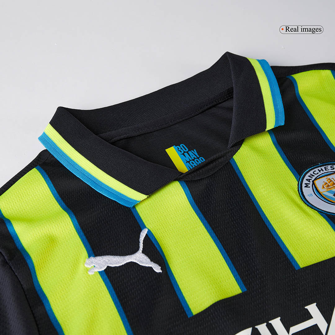 Kid's Manchester City Away Jersey Kit(Jersey+Shorts) 2024/25-The Jerseys Shop