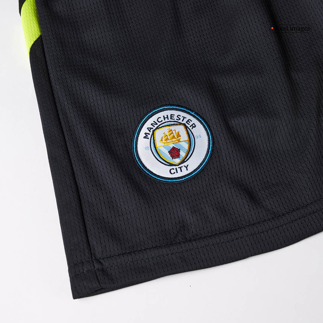 Kid's Manchester City Away Jersey Kit(Jersey+Shorts) 2024/25-The Jerseys Shop
