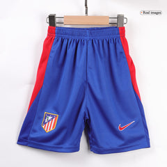 Kid's Atletico Madrid Home Jersey Kit(Jersey+Shorts) 2024/25-The Jerseys Shop