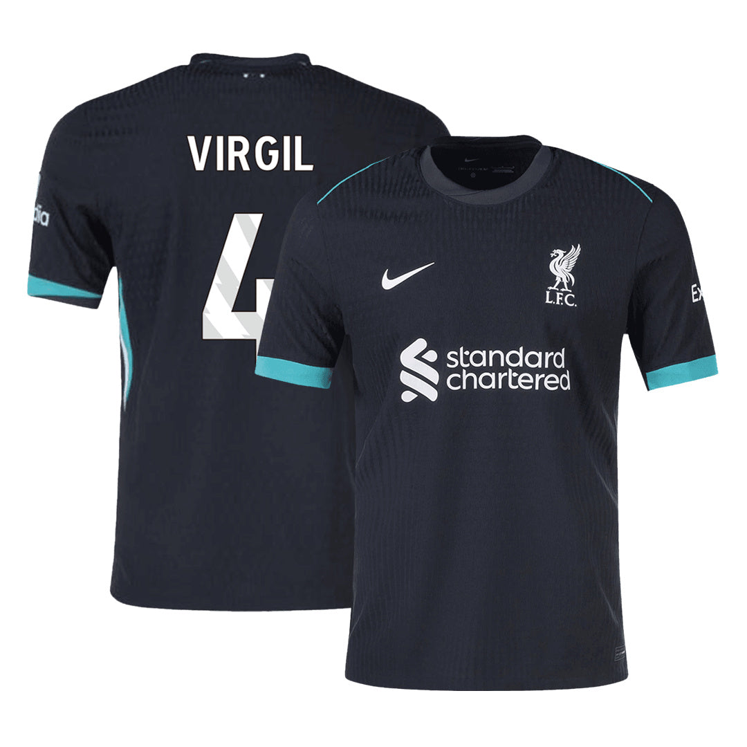 Liverpool VIRGIL #4 Away Match Jersey 2024/25-The Jerseys Shop