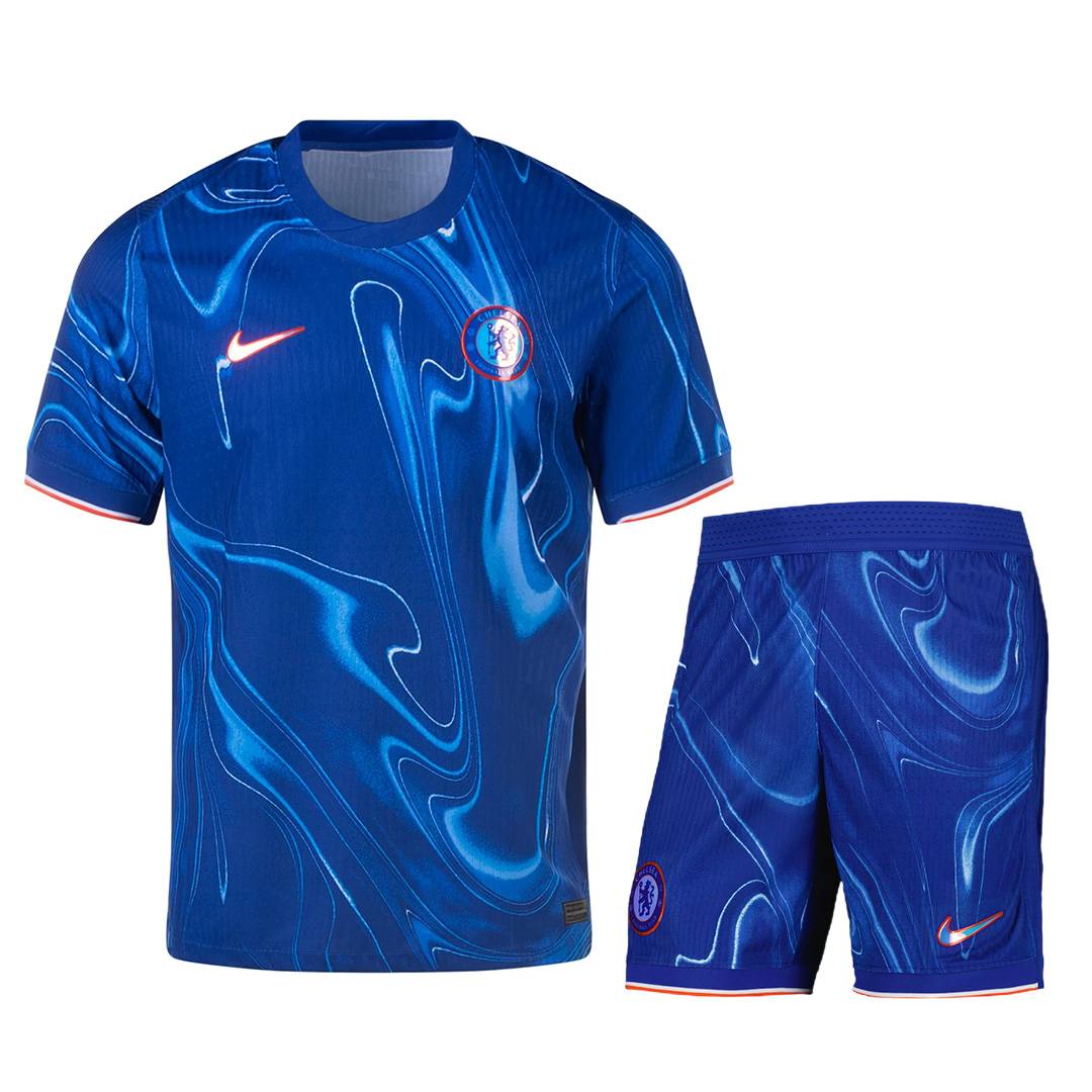 Men's Chelsea Home Jersey (Jersey+Shorts) Kit 2024/25 - Player Version-The Jerseys Shop