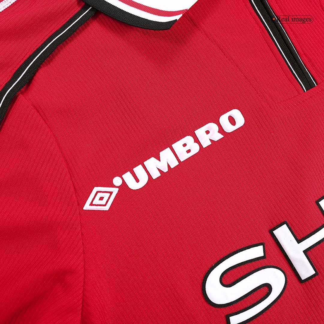 Manchester United Home Retro Long Sleeve Soccer Jersey 1998/99-The Jerseys Shop