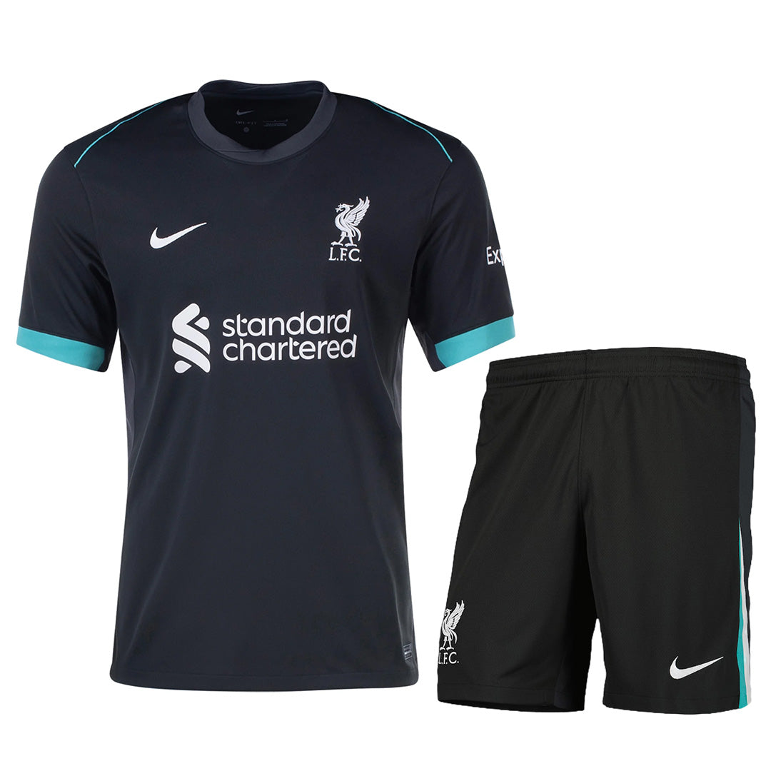 [Super Quailty] Men's Liverpool Away Jersey (Jersey+Shorts) Kit 2024/25 - Fans Version-The Jerseys Shop