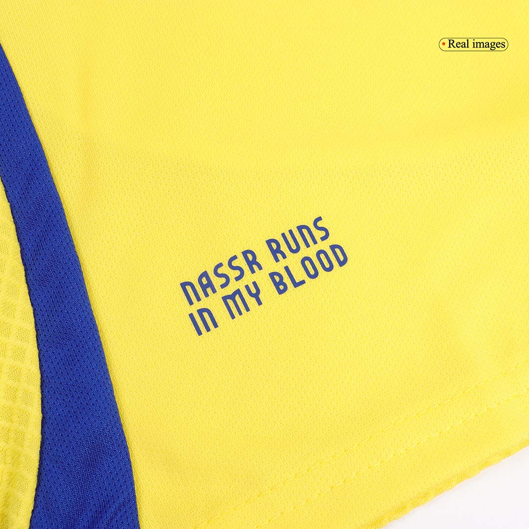Kid's Al Nassr Home Jersey Kit(Jersey+Shorts) 2024/25-The Jerseys Shop