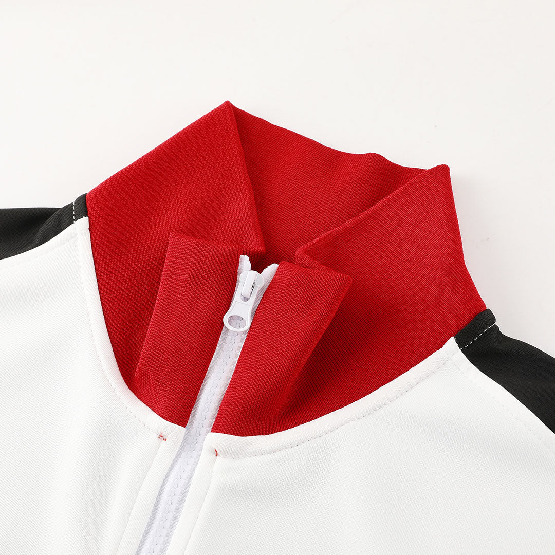 Liverpool White Track Jacket 2024/25 For Adults-The Jerseys Shop