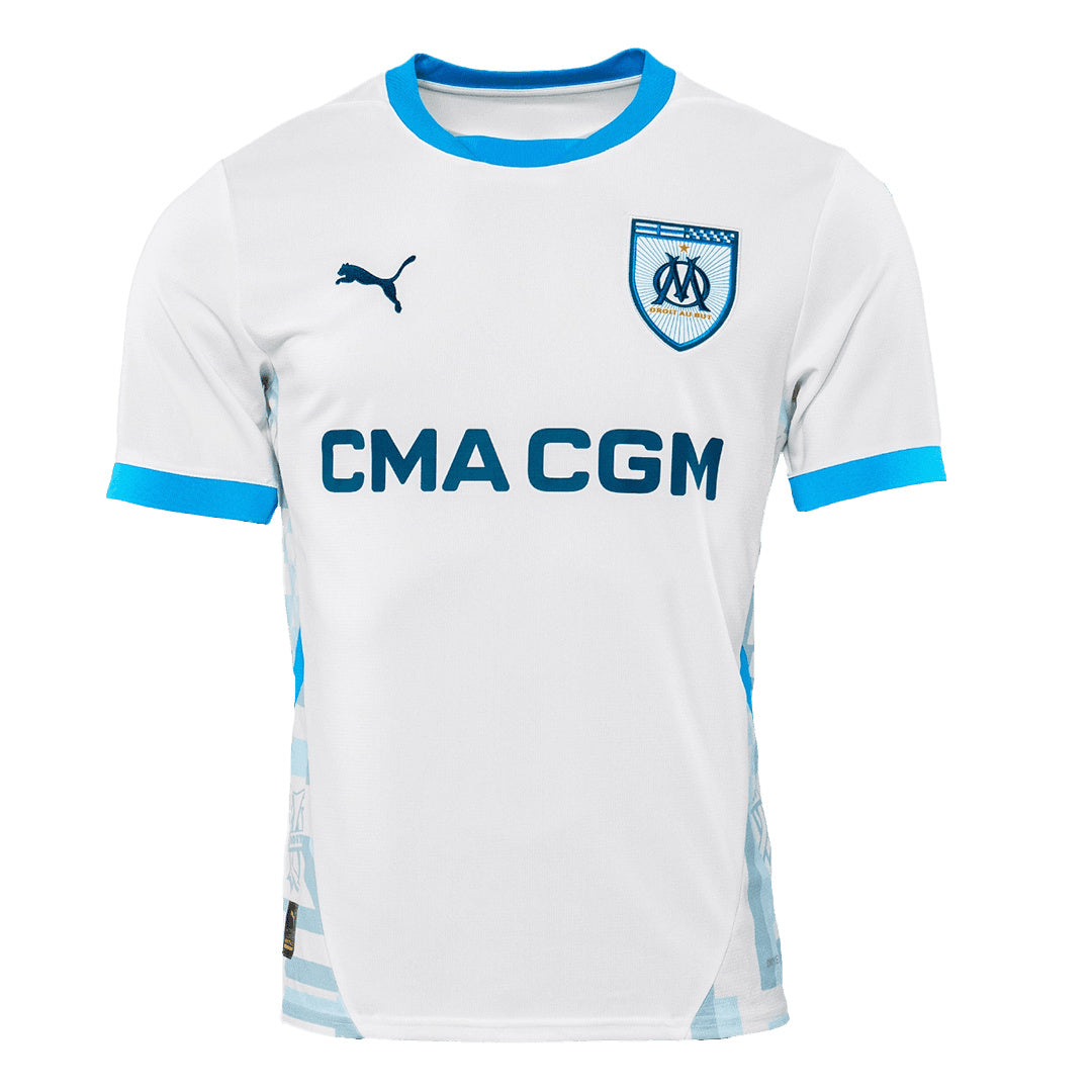 Men's Marseille Home Soccer Jersey 2024/25-The Jerseys Shop