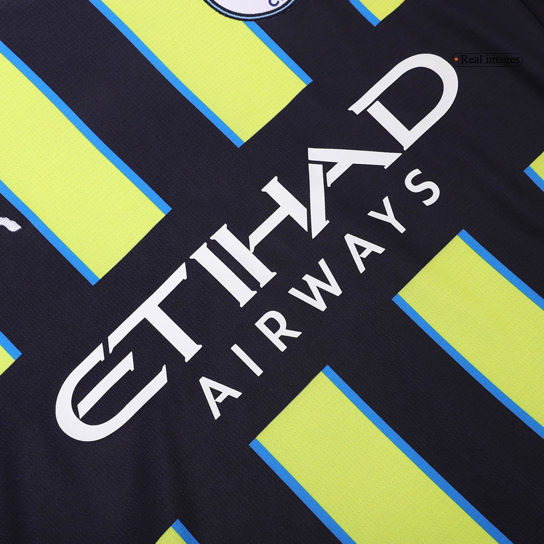 Men's Manchester City Away Soccer Jersey 2024/25-The Jerseys Shop
