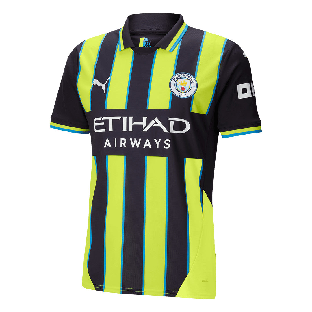 Men's Manchester City Away Soccer Jersey 2024/25-The Jerseys Shop