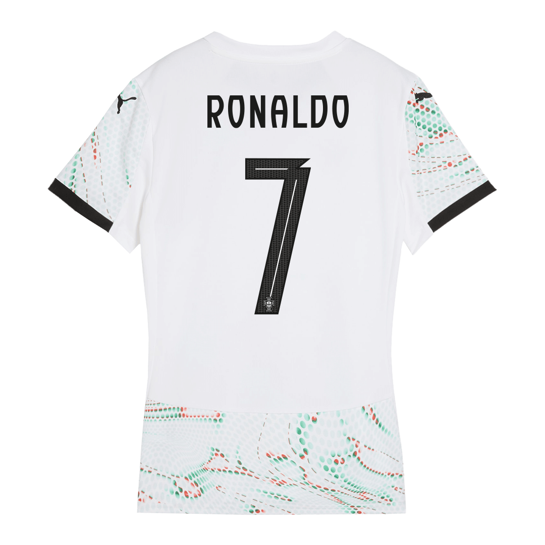 Women's Portugal RONALDO #7 Away Soccer Jersey 2025-The Jerseys Shop