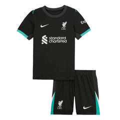 Kid's Liverpool Away Jerseys Kit(Jersey+Shorts) 2024/25-The Jerseys Shop